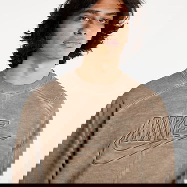 Суитчър Nike Revival Jersey Crewneck Кафяво | DM5628-087, 0