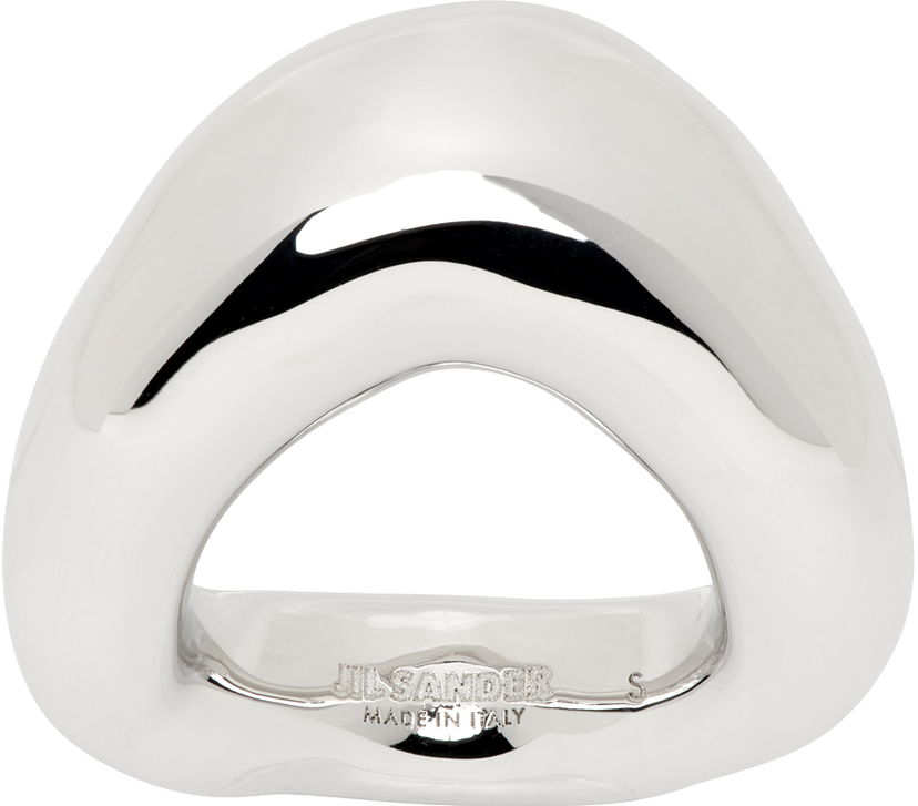 Пръстен Jil Sander Band Ring "Silver" Металик | J11UQ0028_P4877