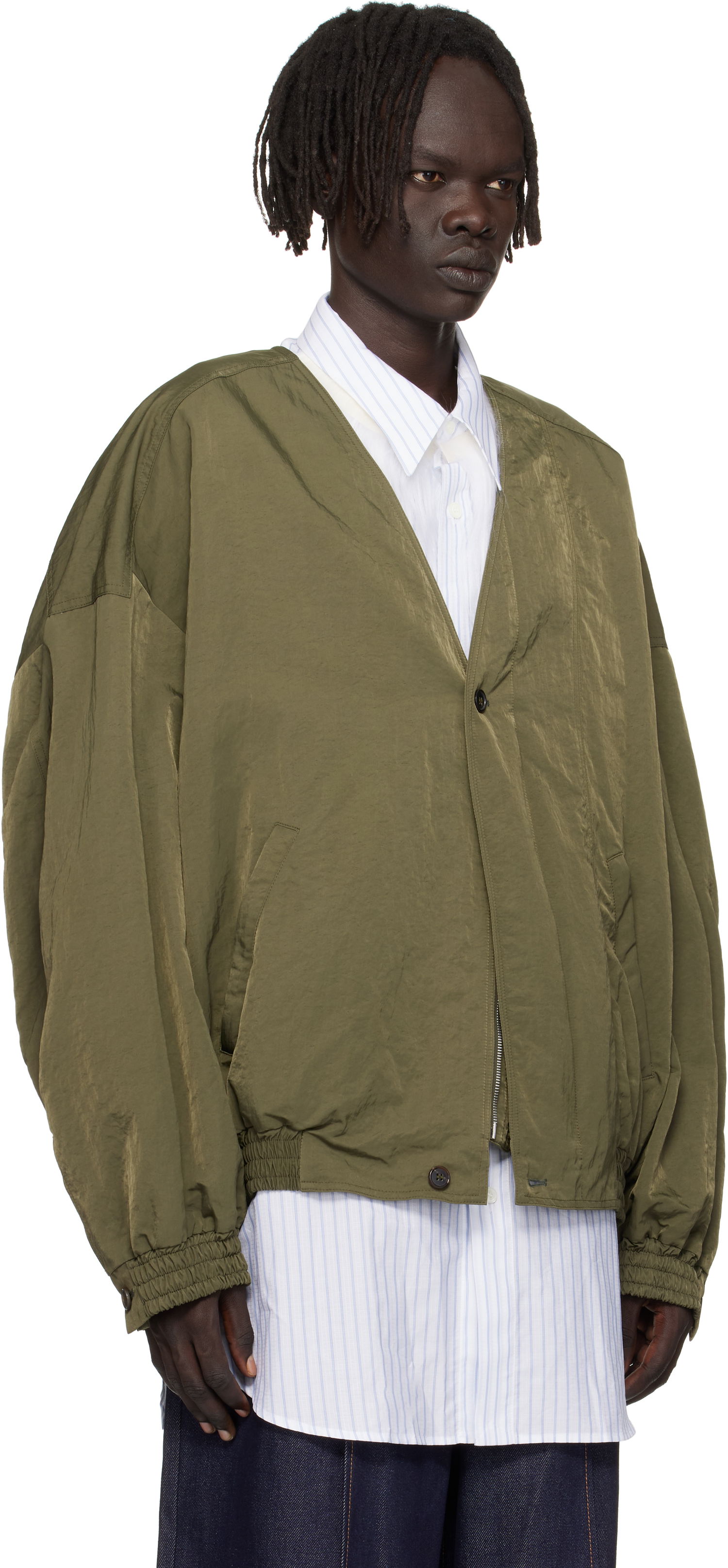 Яке бомбър HED MAYNER Hed Mayner Bomber Jacket Зелено | HMMB10028A-HB219, 1