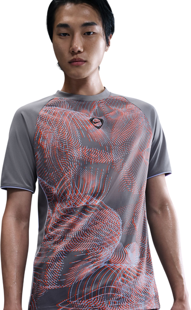 Тениска Nike Nike DF ACD+ AOP Short Sleeve Graphic Top Сиво | hv1824-635, 2
