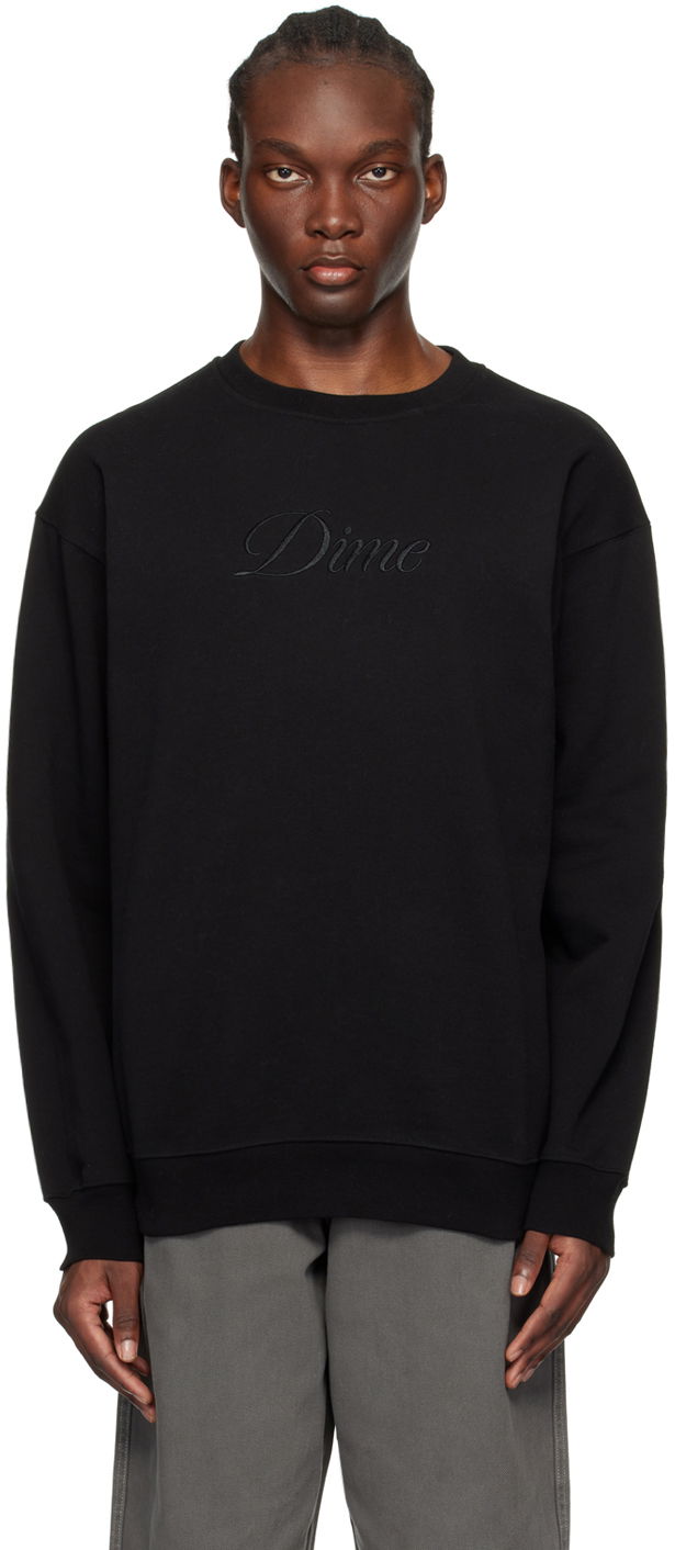 Black Cursive Sweatshirt