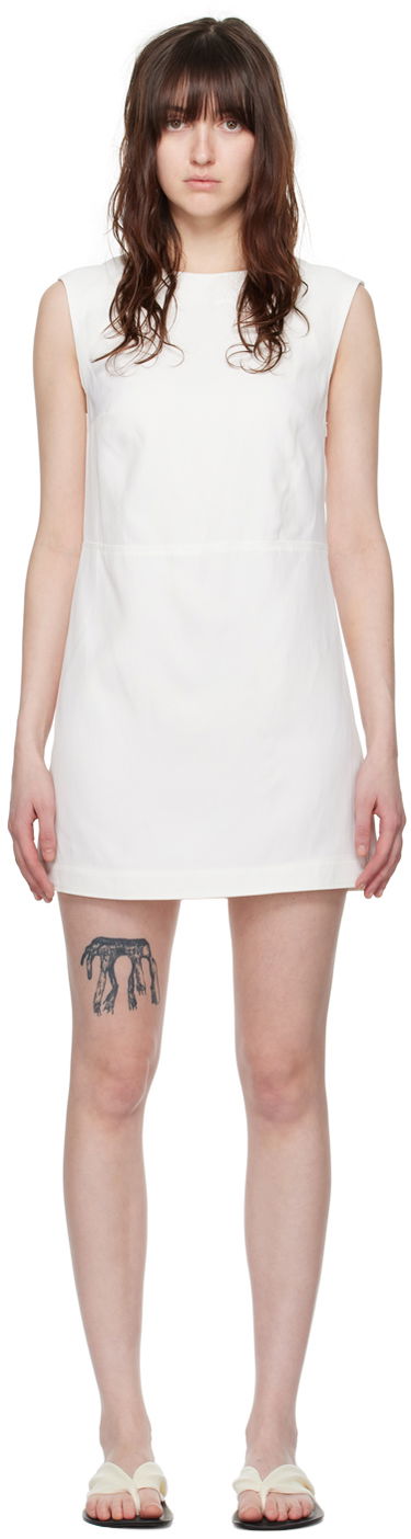 Pокля Loulou de Saison Loulou de Saison Hoya Minidress Бяло | HOYA, 0