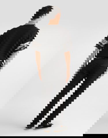 Тениска Dolce & Gabbana Cotton And Silk T-shirt With Floral Print Черно | G8SB2TG7PZJN0000, 2