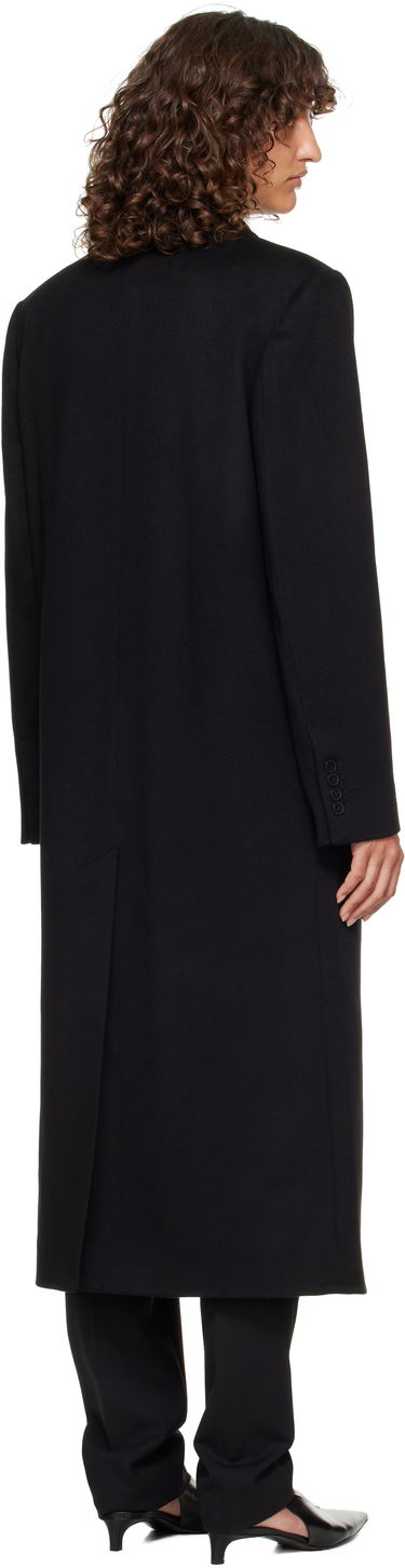 Палта Loulou de Saison Loulou de Saison Rosco Double Breasted Long Coat Черно | ROSCO, 2