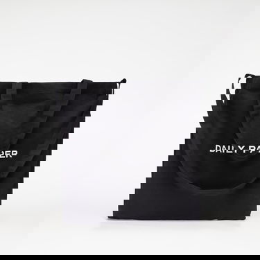 Голяма пазарска чанта DAILY PAPER Logo Tote Bag Черно | 2123078, 1