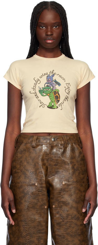 Тениска Ambush AMBUSH Slow & Steady Graphic T-Shirt Бежово | 12115398, 0