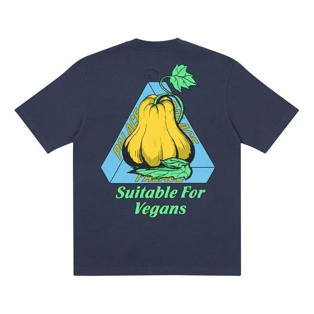 Тениска Palace Palace Nein Cheese Neinegg Pumpkin T-Shirt Тъмно синьо | PAL-SS21-009