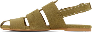 Облекло JW Anderson JW Anderson Suede Fisherman Sandals Зелено | SN0084-LA0359, 2