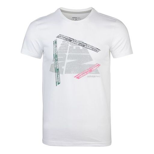 Тениска adidas Originals Men's Graphic Print Short Sleeve T-Shirt Бяло | FP7302