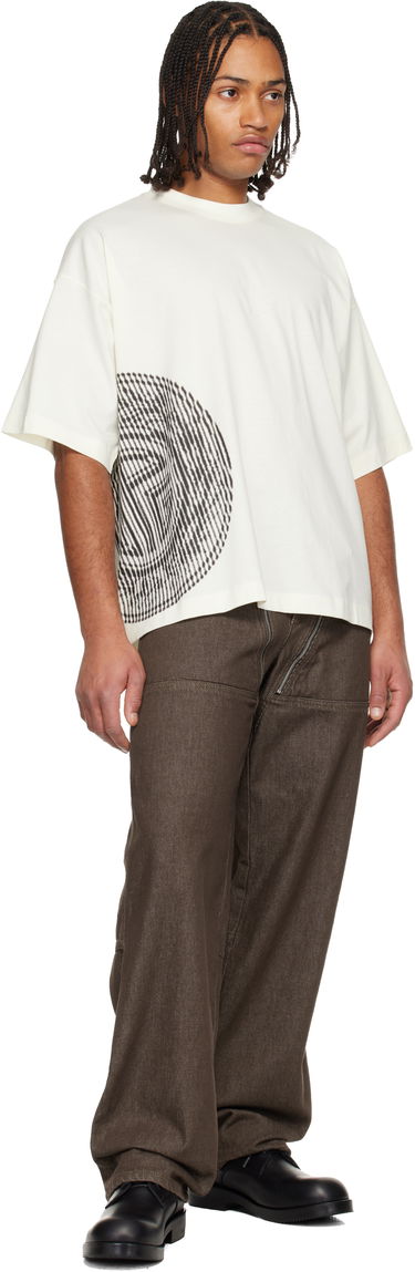 Тениска Jean Paul Gaultier Jean Paul Gaultier 'JPG' Laurier Stamp Oversized T-shirt Бяло | 25/04-U-TO377-J017-0500, 3