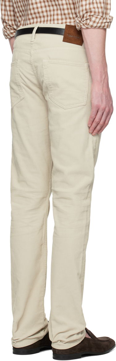 Дънки Tom Ford TOM FORD Micro Cord Slim Fit Jeans Бежово | DPH001-DMC033F23, 2