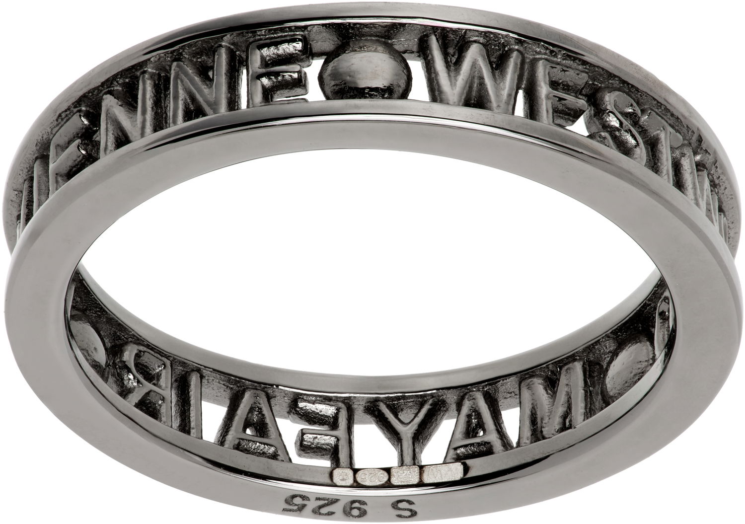 Пръстен Vivienne Westwood Gunmetal Westminster Ring Металик | 64040016-01S001-FJ, 1
