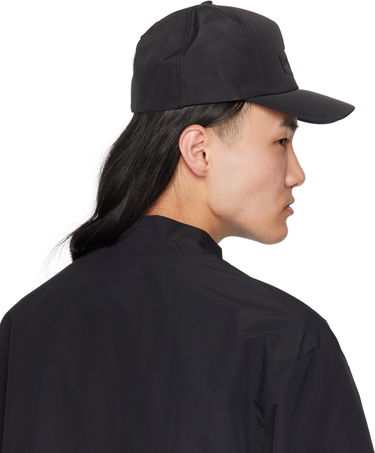 Шапка с козирка HELIOT EMIL Heliot Emil Logo Appliqué Baseball Cap Черно | SS25.M.16.050.BLK01.CO, 3