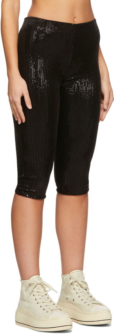 Клинове We11done We11done Sequin Cycling Shorts Черно | WD-PT1-22-295-W-BK, 1