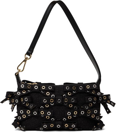 Дамска чанта GANNI GANNI Denim Butterfly Pouch Bow Bag Черно | A6625, 0