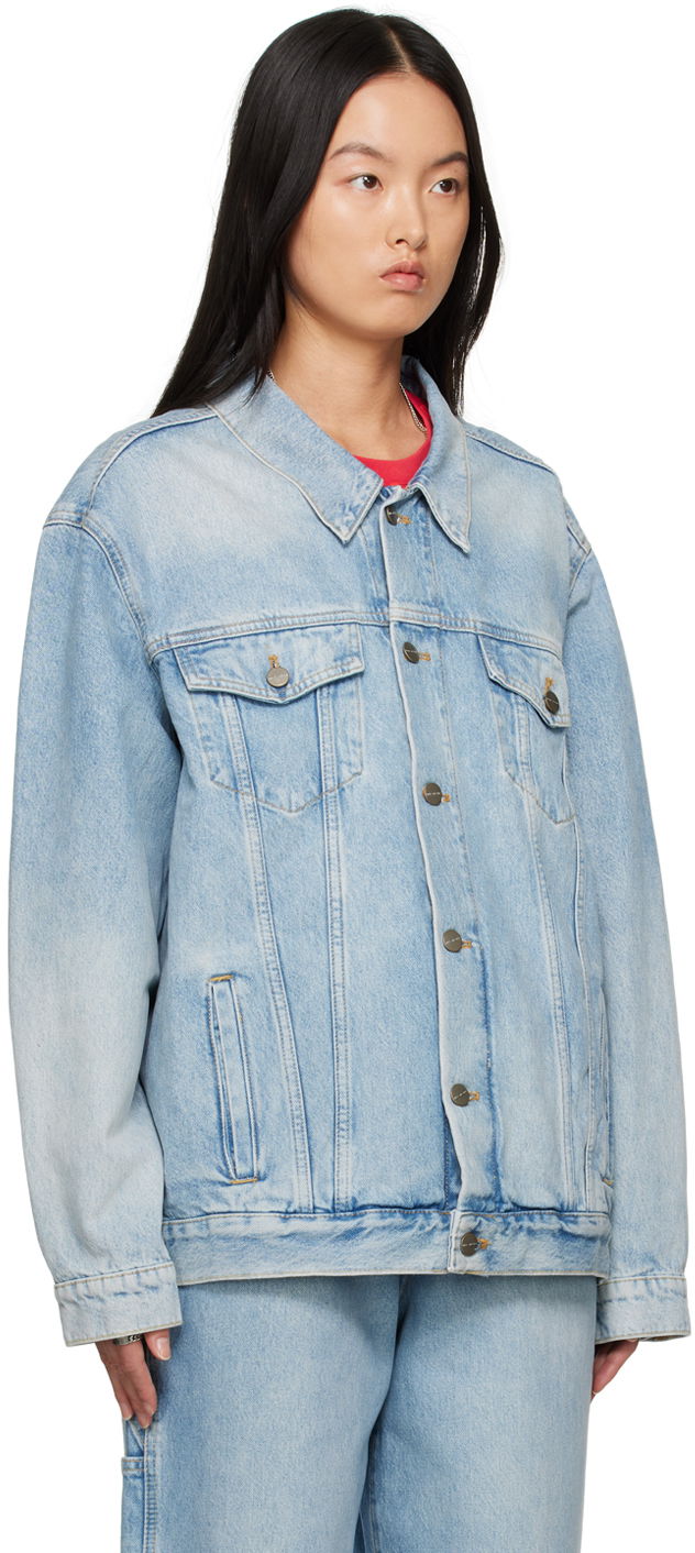 Яке Marc Jacobs Marc Jacobs 'The Denim Trucker' Jacket Синьо | 2P3RJC009D01, 1
