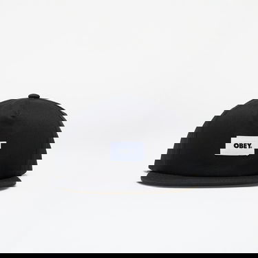 Шапка с козирка OBEY Bold Label Organic Strapback II Black Universal Черно | 100490095-BLK, 0