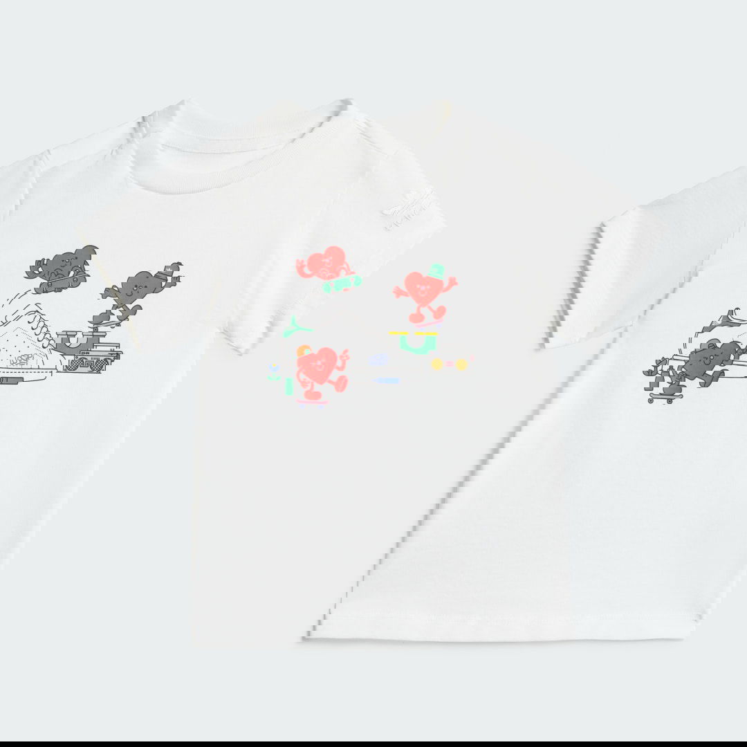 Тениска adidas Performance Kids' Graphic Tee Бяло | IY5450, 0