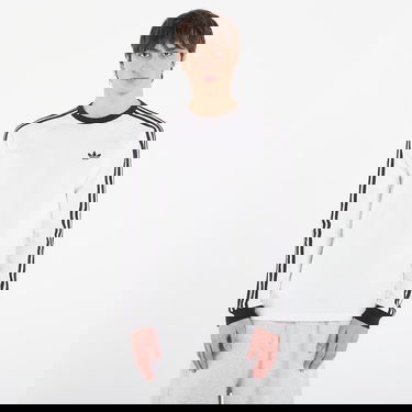 Тениска adidas Originals 3-Stripes Long Sleeve T-Shirt XXL Бяло | KE3545, 0