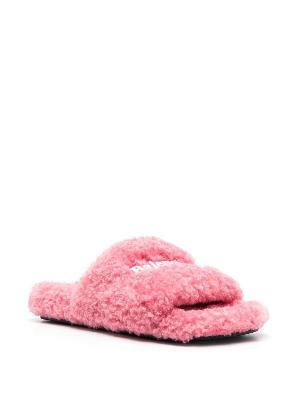 Кецове и обувки Balenciaga Faux Fur Slide Sandals Розово | 654261W2DO15596, 1
