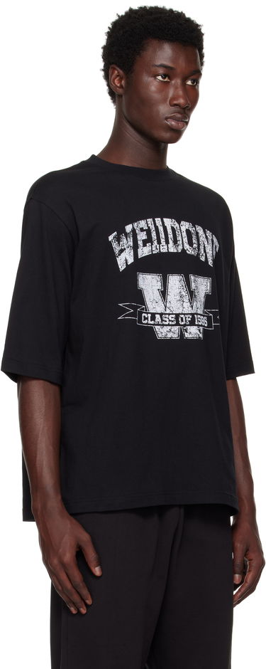 Тениска We11done We11done Printed University T-Shirt Черно | WD-TT2-25-743-U-BK, 1