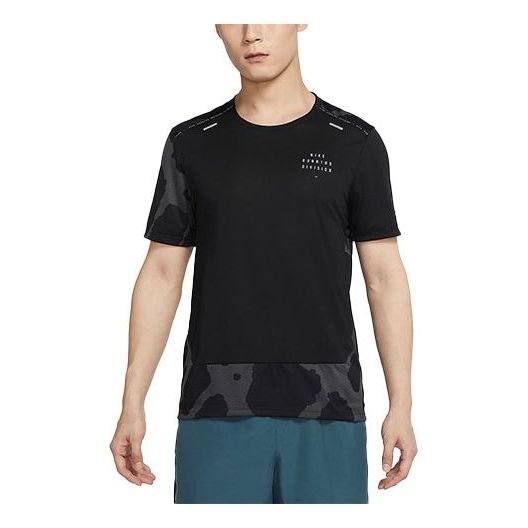 Тениска Nike Dri-FIT Land Division Running T-Shirt Черно | DQ4758-010, 0