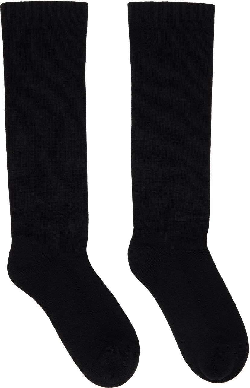 Чорапи Rick Owens DRKSHDW Concordians Pentagram Knee High Socks Черно | DA02E7468 SOCKC