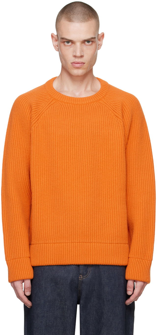 Orange Crewneck Sweater