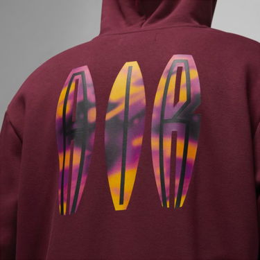 Суитчър Jordan Flight MVP Full-Zip Hoodie Бургунди | DQ7564-680, 1