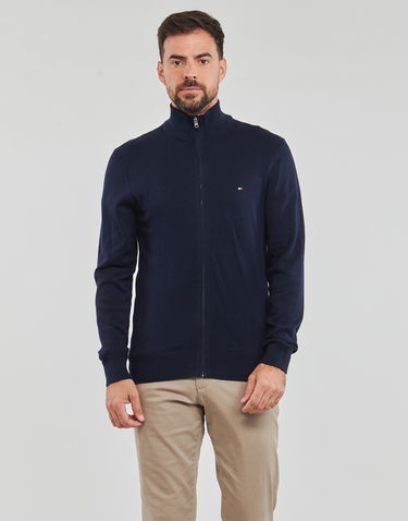 Пуловер Tommy Hilfiger PIMA ORG CTN CASHMERE ZIP THRU Тъмно синьо | MW0MW28050-DW5, 1