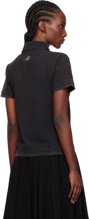 Поло тениска JW Anderson JW Anderson Layered Short Sleeve Polo Черно | JO0277-PG1808, 2