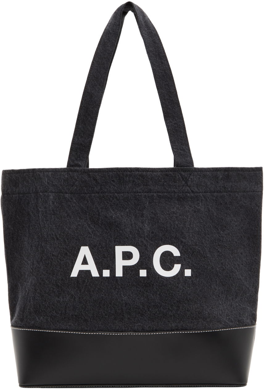 Голяма пазарска чанта A.P.C. Axel Tote Bag Черно | COGZE-M61917, 0