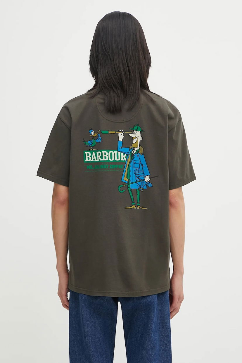 Тениска Barbour Barbour "Mr. Solway" Graphic T-Shirt Зелено | MTS1488OL52