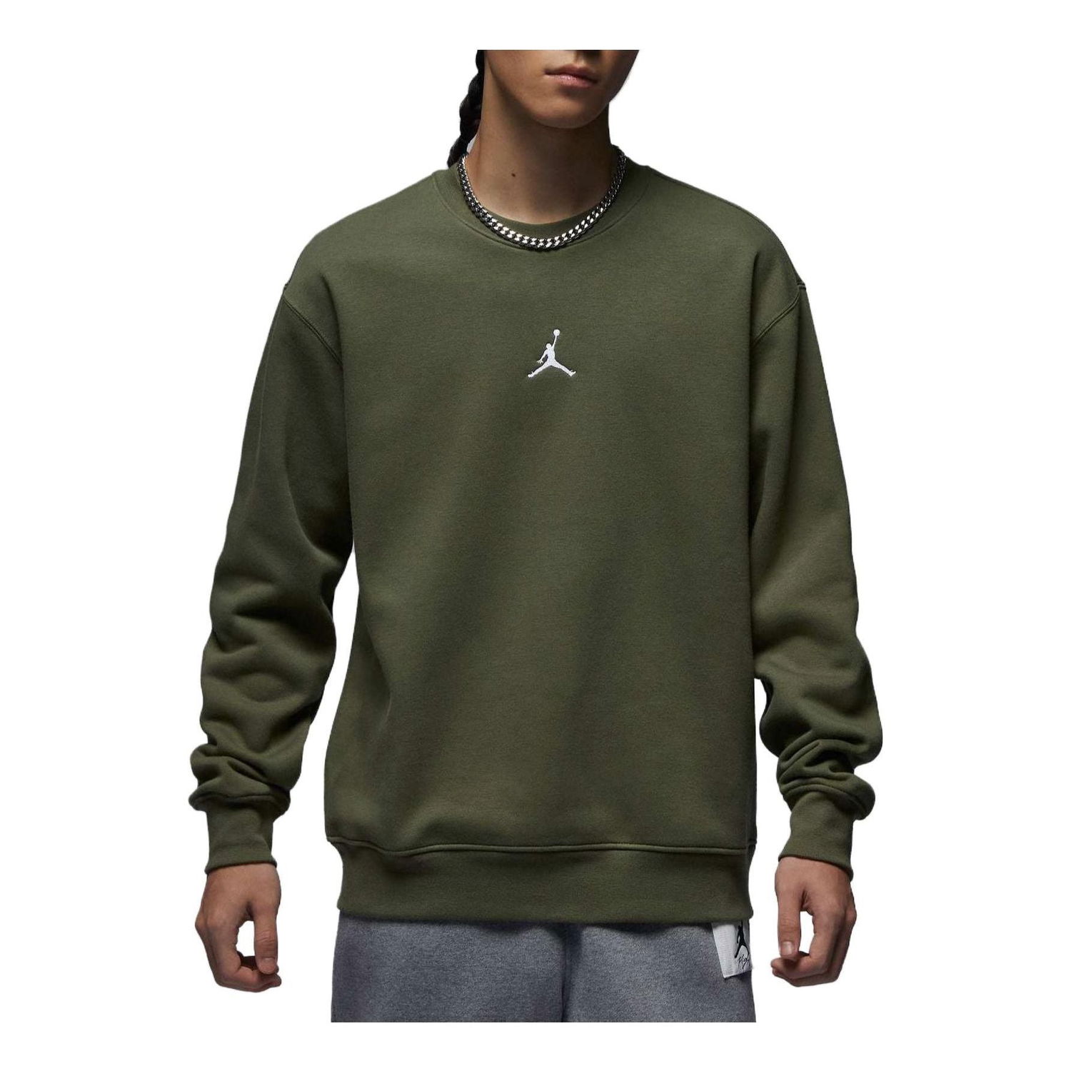 Суитчър Jordan Essentials Logo Sweatshirt Зелено | FV8451-222, 0