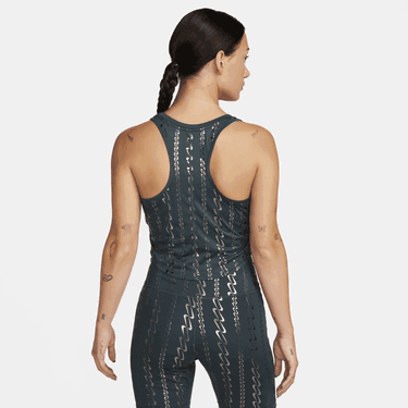 Потник Nike Dri-FIT One Cropped Printed Tank Top Зелено | FB5591-328, 1