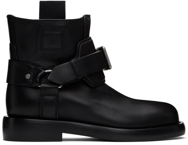 Burberry Leather Cobble Boots