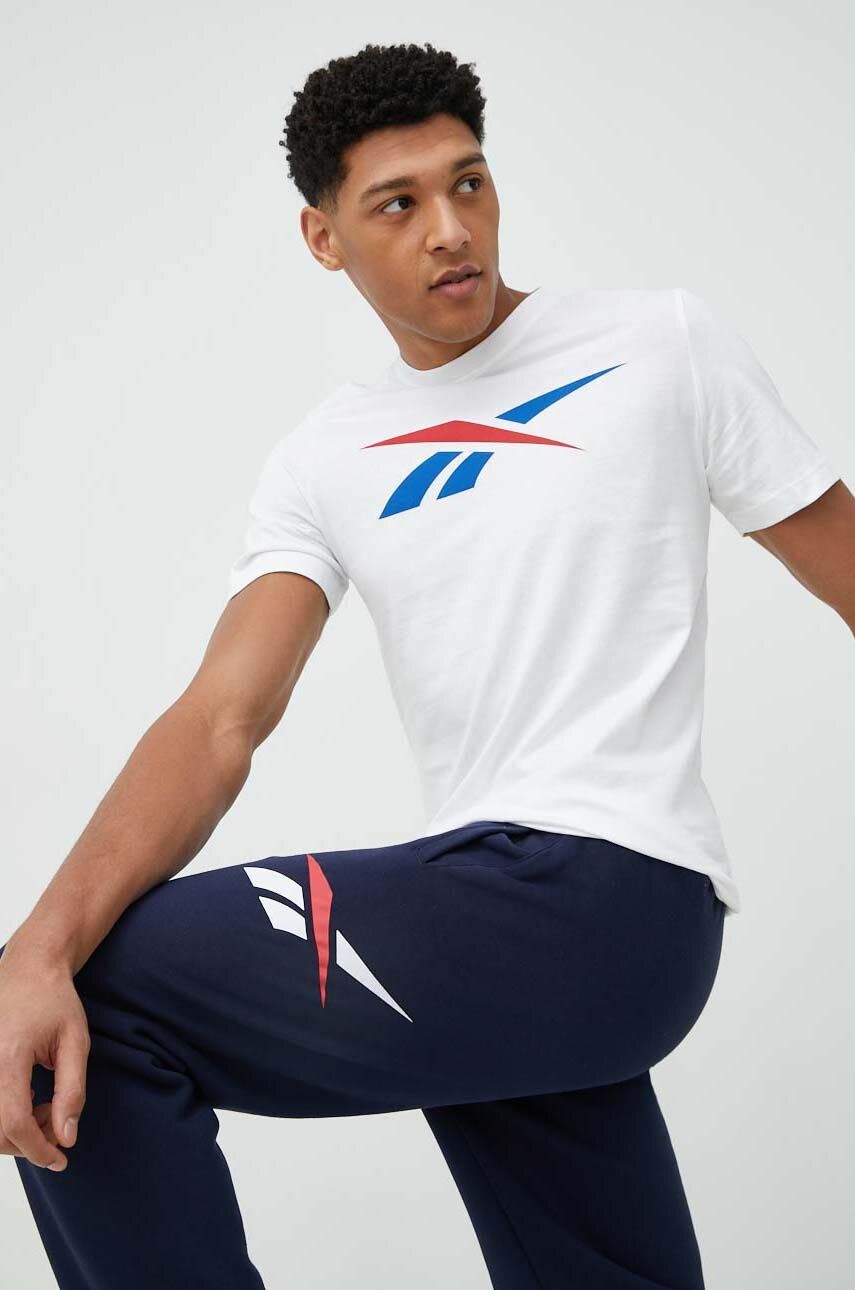 Тениска Reebok Cotton T-Shirt Бяло | HS4899, 0