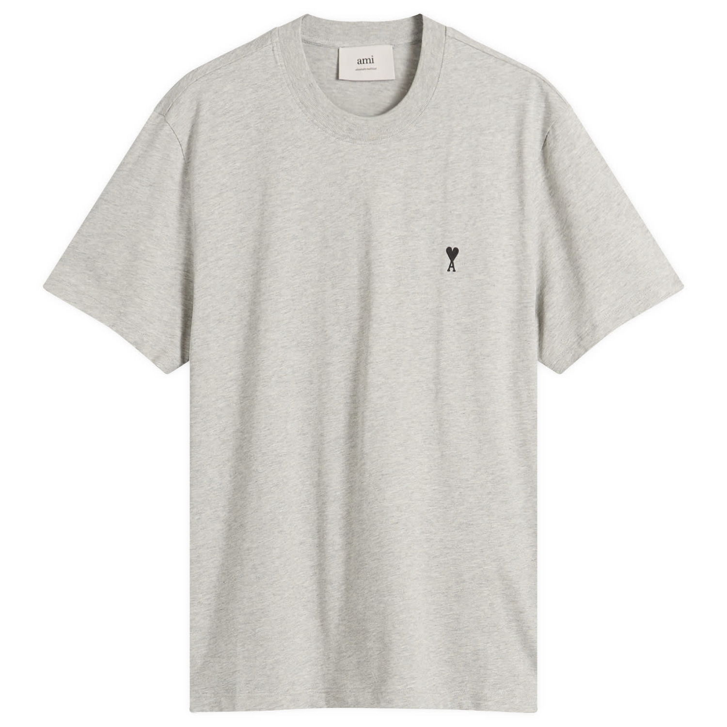 Тениска AMI AMI Paris Men's ADC Light Jersey T-Shirt, Size Large Сиво | H25HTS346-724-0951H25, 1