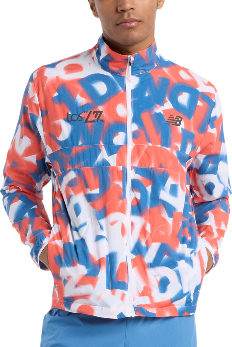 Ветровка New Balance London Edition Printed Packable Jacket Многоцветен | mj51299d-mlt