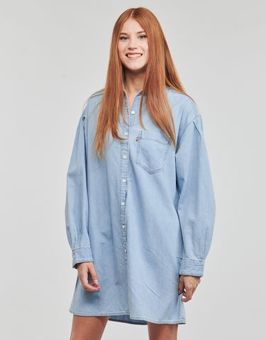 Pокля Levi's RHEA SHIRT DRESS Синьо | A6743-0002, 1