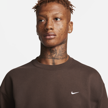 Суитчър Nike Solo Swoosh Fleece Crew Кафяво | DX1361-237, 1