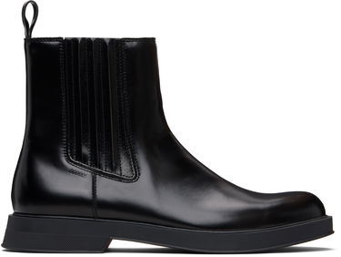 Кецове и обувки BOSS Hugo Embossed-Logo Chelsea Boots Черно | 50552567, 0