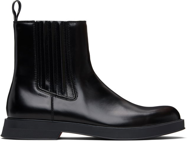 Hugo Embossed-Logo Chelsea Boots