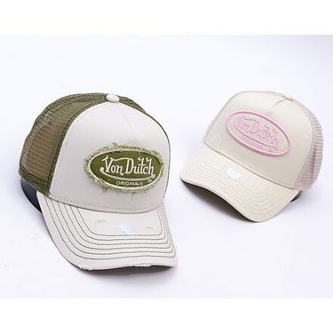 Шапка с козирка Von Dutch Von Dutch Trucker Kalmar Twill Cap Бежово | VD-7030847, 5