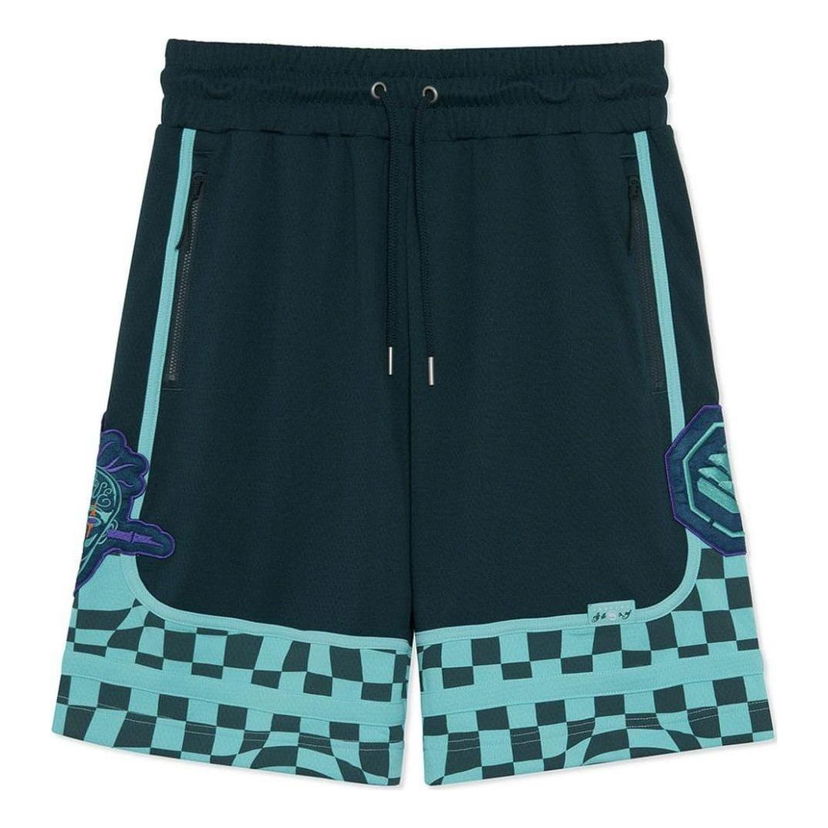 Къси панталони Li-Ning BadFive Checkerboard Basketball Shorts Зелено | AAPR589-2