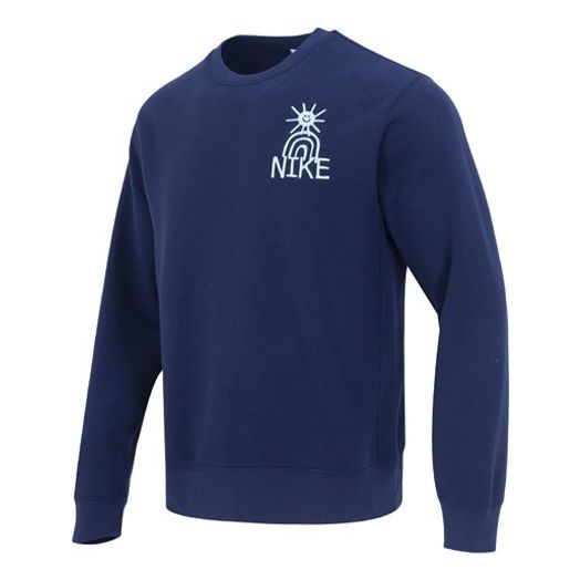 Пуловер Nike Sportswear Sweatshirt Синьо | DQ4073-410, 0