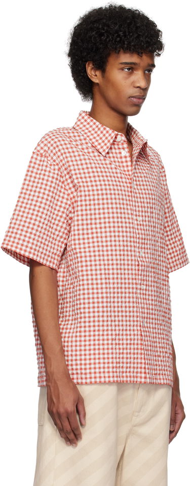 Риза Marni Marni Gingham Seersucker Shirt Черно | CUMU0331S0 UTN929, 4