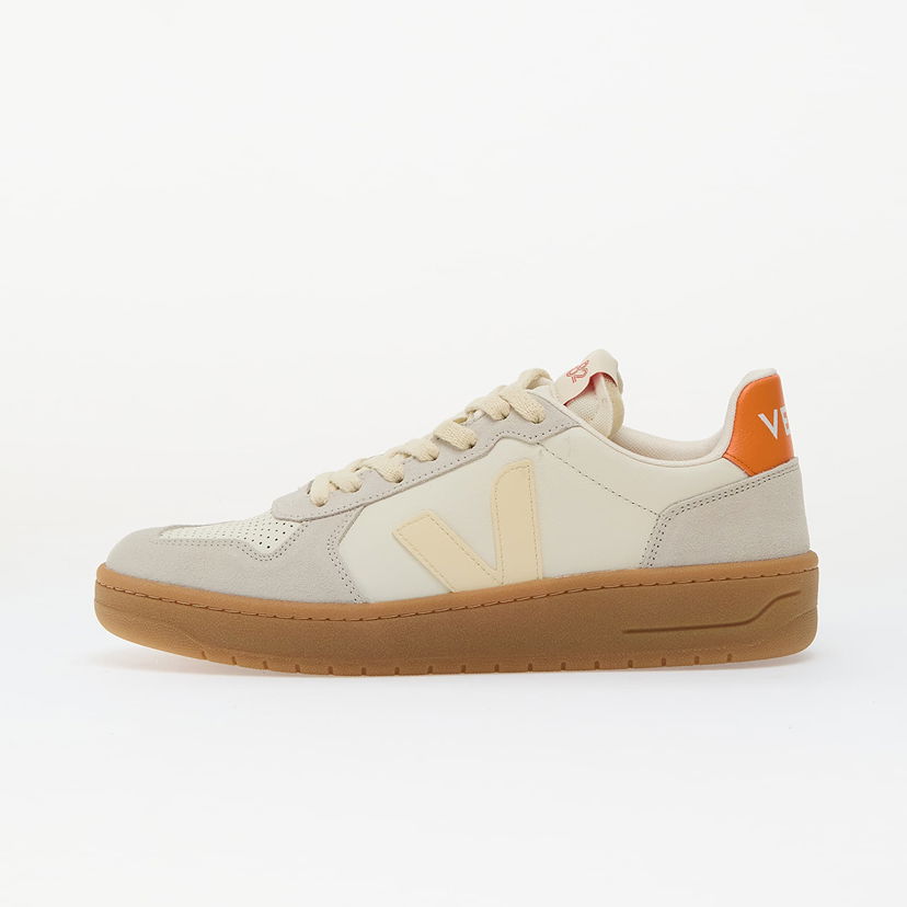 Кецове и обувки Veja V-82 Leather Pure Calcaire Fury Бяло | VE3320758B