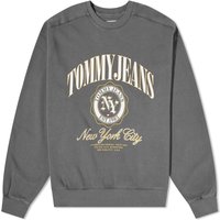 Суитчър Tommy Hilfiger Tommy Jeans TJM Boxy Luxe Varsity Sweat Сиво | DM0DM17798BDS, 1