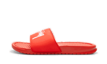 Кецове и обувки Nike Stussy x Benassi ''Habanero Red'' Червено | CW2787-600, 0